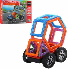 Конструктор магнітний 36 деталей FK678