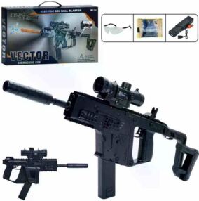 Автомат іграшковий акумулятор складний водяні кулі окуляри USB 666-6S