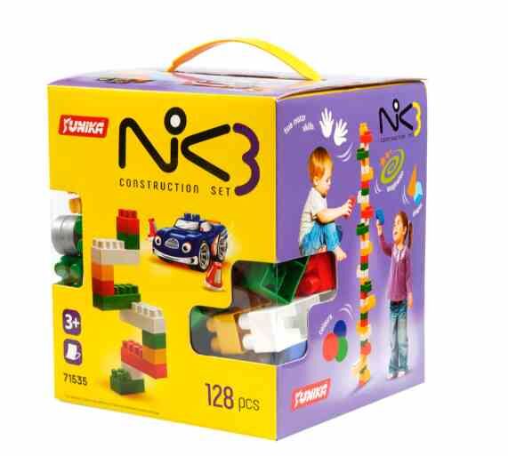 Конструктор NIK-3 128 деталей Ціна (цена) 251.20грн. | придбати  купити (купить) Конструктор NIK-3 128 деталей доставка по Украине, купить книгу, детские игрушки, компакт диски 0