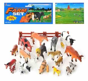 Тварини домашні 21 шт ігрове поле паркан H 638