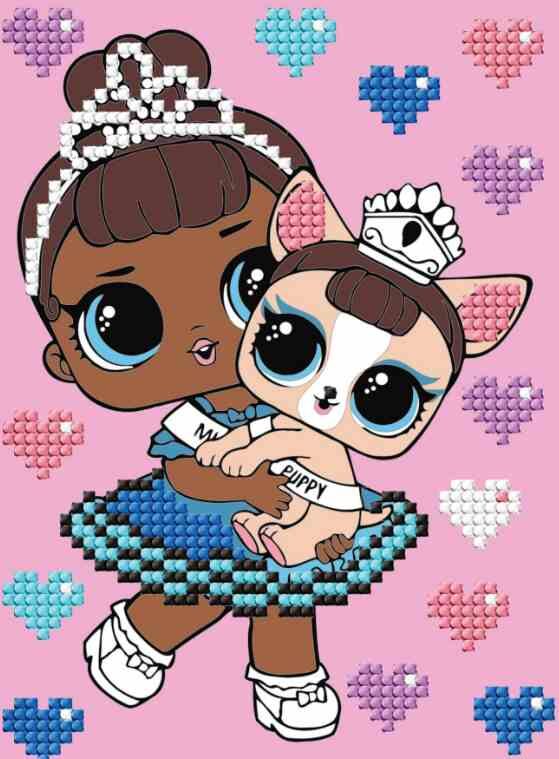 Алмазна мозаїка 15х20 AML1201 LOL Surprise! Miss Baby With Miss Puppy Ідейка Ціна (цена) 56.40грн. | придбати  купити (купить) Алмазна мозаїка 15х20 AML1201 LOL Surprise! Miss Baby With Miss Puppy Ідейка доставка по Украине, купить книгу, детские игрушки, компакт диски 0