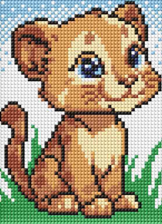 Алмазна мозаїка 15х20 АММ1022 Маленький лев Ідейка Ціна (цена) 61.10грн. | придбати  купити (купить) Алмазна мозаїка 15х20 АММ1022 Маленький лев Ідейка доставка по Украине, купить книгу, детские игрушки, компакт диски 0