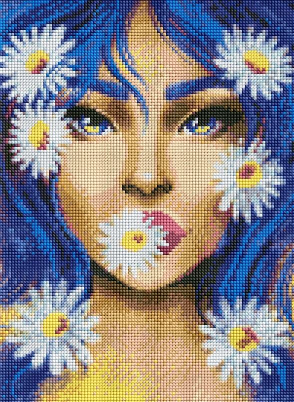 Алмазна мозаїка 30х40 АМО7409 Ромашковий настрій Ідейка Ціна (цена) 288.00грн. | придбати  купити (купить) Алмазна мозаїка 30х40 АМО7409 Ромашковий настрій Ідейка доставка по Украине, купить книгу, детские игрушки, компакт диски 0