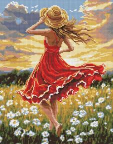 Алмазна мозаїка 40х50 АМО8250 Танець в полі "Ідейка"