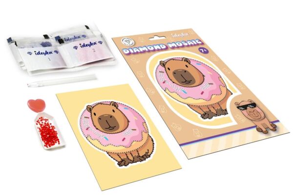 Алмазна мозаїка вибіркова 15х20 AMV1221 Солодкий капібара Ідейка Ціна (цена) 45.20грн. | придбати  купити (купить) Алмазна мозаїка вибіркова 15х20 AMV1221 Солодкий капібара Ідейка доставка по Украине, купить книгу, детские игрушки, компакт диски 1