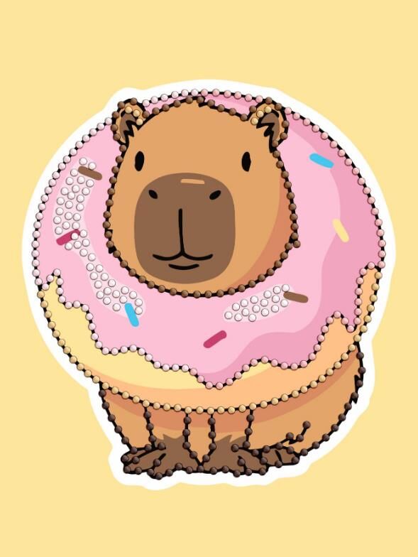 Алмазна мозаїка вибіркова 15х20 AMV1221 Солодкий капібара Ідейка Ціна (цена) 45.20грн. | придбати  купити (купить) Алмазна мозаїка вибіркова 15х20 AMV1221 Солодкий капібара Ідейка доставка по Украине, купить книгу, детские игрушки, компакт диски 0