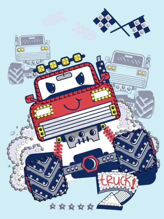 Алмазна мозаїка вибіркова 15х20 AMV1226 Червона машинка Ідейка Ціна (цена) 50.70грн. | придбати  купити (купить) Алмазна мозаїка вибіркова 15х20 AMV1226 Червона машинка Ідейка доставка по Украине, купить книгу, детские игрушки, компакт диски 0