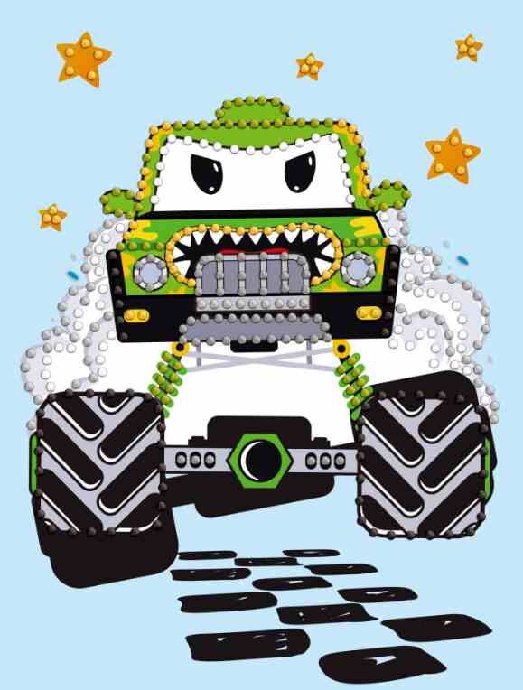 Алмазна мозаїка вибіркова 15х20 AMV1227 Машинка зелена Ідейка Ціна (цена) 50.70грн. | придбати  купити (купить) Алмазна мозаїка вибіркова 15х20 AMV1227 Машинка зелена Ідейка доставка по Украине, купить книгу, детские игрушки, компакт диски 0