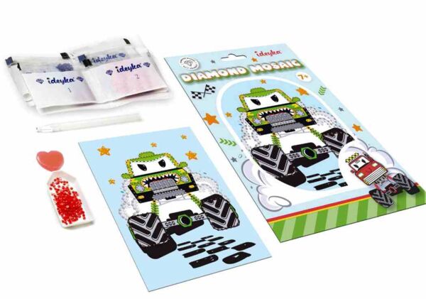 Алмазна мозаїка вибіркова 15х20 AMV1227 Машинка зелена Ідейка Ціна (цена) 50.70грн. | придбати  купити (купить) Алмазна мозаїка вибіркова 15х20 AMV1227 Машинка зелена Ідейка доставка по Украине, купить книгу, детские игрушки, компакт диски 1