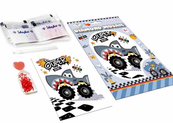 Алмазна мозаїка вибіркова 15х20 AMV1230 Машина-акула Ідейка Ціна (цена) 50.70грн. | придбати  купити (купить) Алмазна мозаїка вибіркова 15х20 AMV1230 Машина-акула Ідейка доставка по Украине, купить книгу, детские игрушки, компакт диски 1