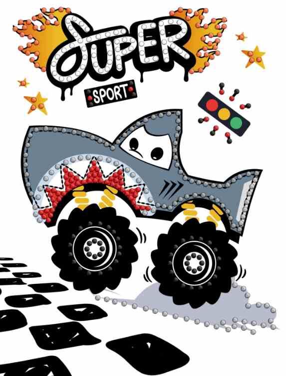 Алмазна мозаїка вибіркова 15х20 AMV1230 Машина-акула Ідейка Ціна (цена) 50.70грн. | придбати  купити (купить) Алмазна мозаїка вибіркова 15х20 AMV1230 Машина-акула Ідейка доставка по Украине, купить книгу, детские игрушки, компакт диски 0