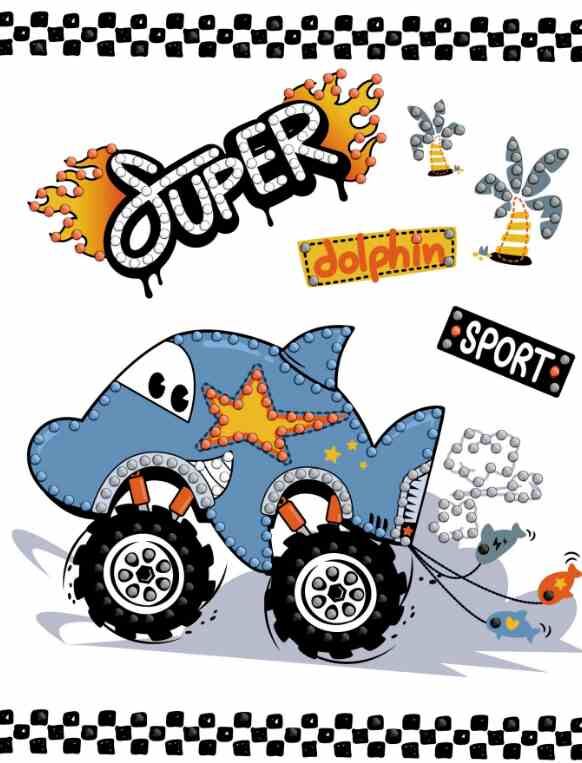 Алмазна мозаїка вибіркова 15х20 AMV1231 Машина-дельфін Ідейка Ціна (цена) 50.70грн. | придбати  купити (купить) Алмазна мозаїка вибіркова 15х20 AMV1231 Машина-дельфін Ідейка доставка по Украине, купить книгу, детские игрушки, компакт диски 0