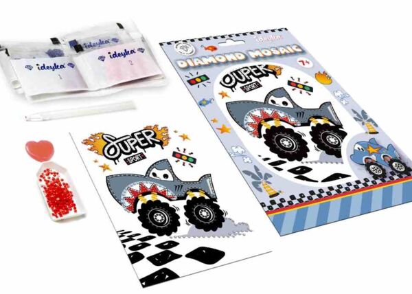 Алмазна мозаїка вибіркова 15х20 AMV1231 Машина-дельфін Ідейка Ціна (цена) 50.70грн. | придбати  купити (купить) Алмазна мозаїка вибіркова 15х20 AMV1231 Машина-дельфін Ідейка доставка по Украине, купить книгу, детские игрушки, компакт диски 1