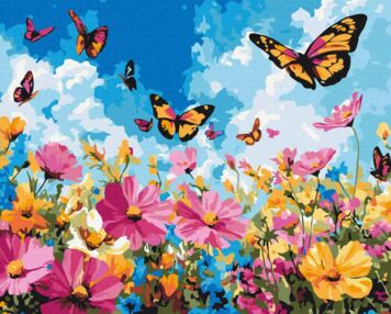 Розпис по номерах 40х50 BS54234 Весняне поле brushme Брашми