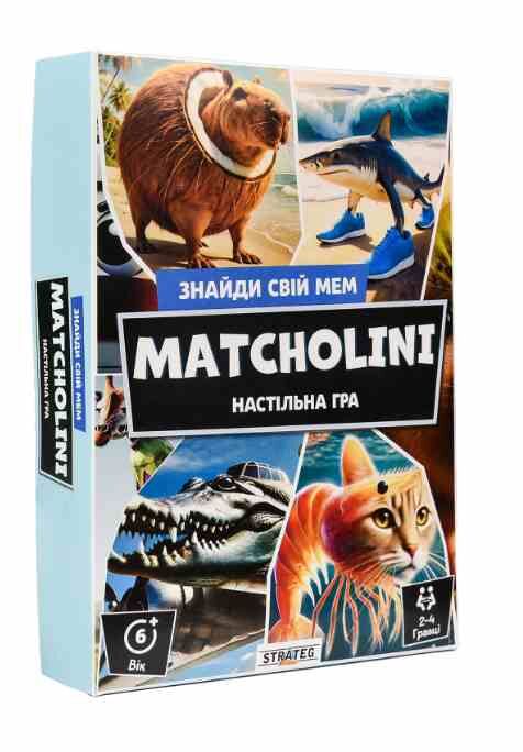 Гра настільна MATCHOLINI (Мачоліні) 30919 Ціна (цена) 141.07грн. | придбати  купити (купить) Гра настільна MATCHOLINI (Мачоліні) 30919 доставка по Украине, купить книгу, детские игрушки, компакт диски 0