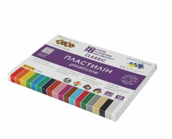 пластилін 18 кольорів 360 грам ZB.6235 Zibi Kids Line CLASSIC пластилін 18 кольорів 360 грам ZB.6235 Zibi Kids Line CLASSIC