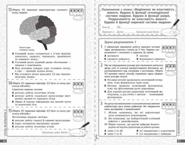 Біологія 8 клас поточне та підсумкове оцінювання + діагностувальна робота Ціна (цена) 75.00грн. | придбати  купити (купить) Біологія 8 клас поточне та підсумкове оцінювання + діагностувальна робота доставка по Украине, купить книгу, детские игрушки, компакт диски 5