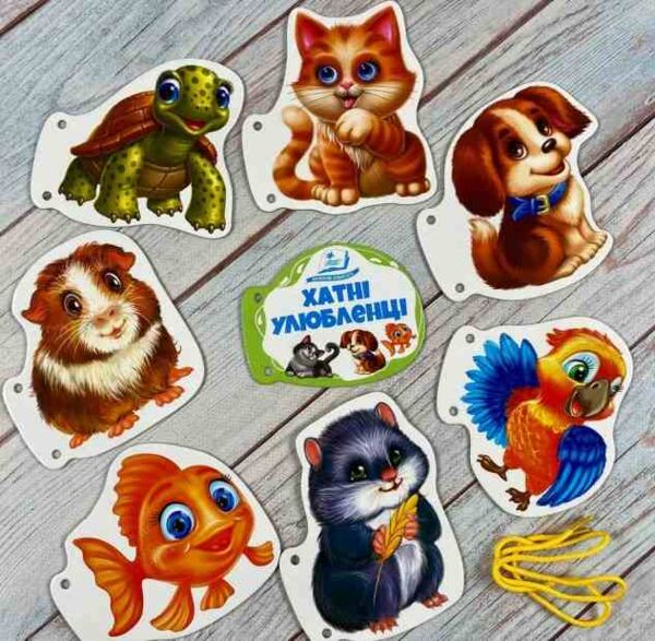 Хатні улюбленці Розумні сторінки на шнурівці Ціна (цена) 68.00грн. | придбати  купити (купить) Хатні улюбленці Розумні сторінки на шнурівці доставка по Украине, купить книгу, детские игрушки, компакт диски 3