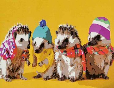 Розпис по номерах 30х40 SS1152 Їжачки "Strateg"