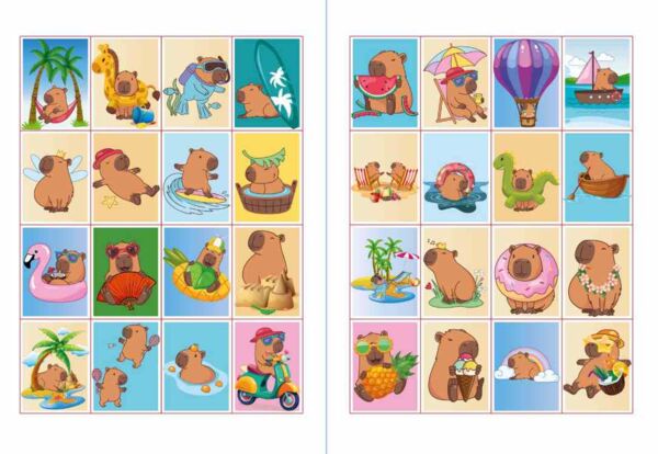 Розм зі стікерами CB21 Капібара на канікулах Ідейка Ціна (цена) 51.70грн. | придбати  купити (купить) Розм зі стікерами CB21 Капібара на канікулах Ідейка доставка по Украине, купить книгу, детские игрушки, компакт диски 1