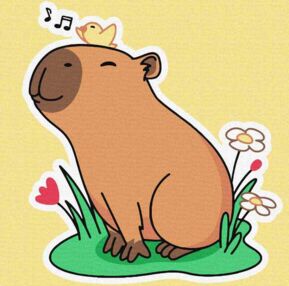 Розпис по номерах 30х30 КНО6750 Капібара слухає спів пташок "Ідейка"