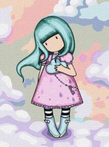 Розпис по номерах 30х40 КНО8588 Ostara Santoro Gorjuss Collection "Ідейка"