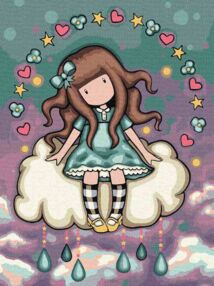 Розпис по номерах 30х40 КНО8672 April's Showers Santoro Gorjuss Collection "Ідейка"