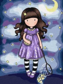 Розпис по номерах 30х40 КНО8680 Catch A Falling Star Santoro Gorjuss Collection "Ідейка"