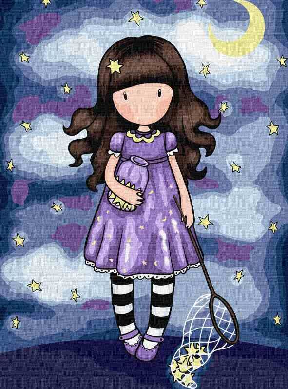 Розпис по номерах 30х40 КНО8680 Catch A Falling Star Santoro Gorjuss Collection Ідейка Ціна (цена) 204.90грн. | придбати  купити (купить) Розпис по номерах 30х40 КНО8680 Catch A Falling Star Santoro Gorjuss Collection Ідейка доставка по Украине, купить книгу, детские игрушки, компакт диски 0