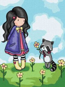 Розпис по номерах 30х40 КНО8682 "You Are My Sunshine Santoro Gorjuss Collection "Ідейка"