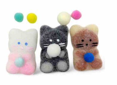 Антистрес Котики пухнасті з кульками 5 см KA-23-4635