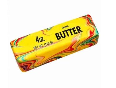 Антистрес сквіш Butter 14 см масло мармурове 712379