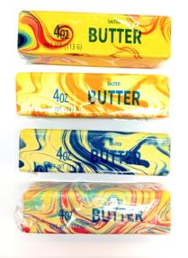 Антистрес сквіш Butter 14 см масло мармурове 712739