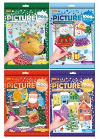 Набір для творчості Діамантова мозаїка зимові в асорт