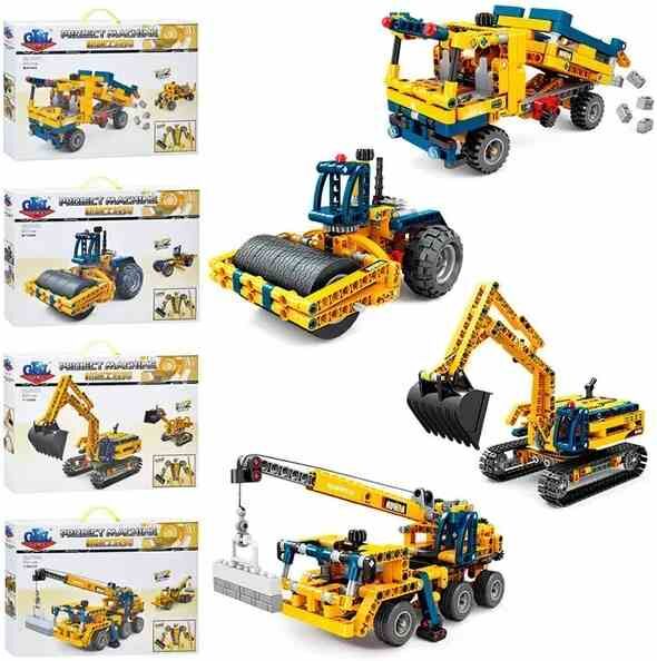 Конструктор будівельна техніка 4 види 2 в 1 від 207 деталей KY1077-78-79-80 Ціна (цена) 590.50грн. | придбати  купити (купить) Конструктор будівельна техніка 4 види 2 в 1 від 207 деталей KY1077-78-79-80 доставка по Украине, купить книгу, детские игрушки, компакт диски 0