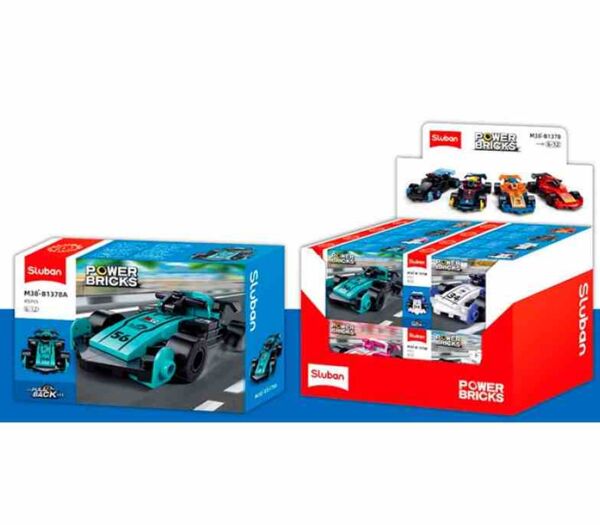 конструктор sluban гоночна машина інерційна від 50 деталей М38-В1378 Ціна (цена) 64.90грн. | придбати  купити (купить) конструктор sluban гоночна машина інерційна від 50 деталей М38-В1378 доставка по Украине, купить книгу, детские игрушки, компакт диски 1