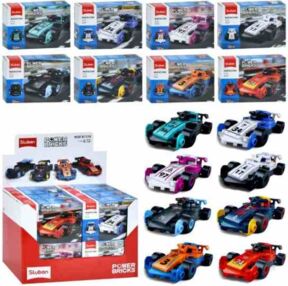 конструктор sluban гоночна машина інерційна від 50 деталей М38-В1378