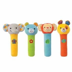 Брязкальце WinFun тварина плюш пискавка 12 штук 4 види 253301-NI