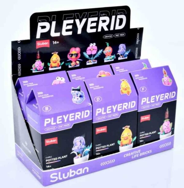 Конструктор Sluban фігурка квітка у горщику 6 видів М38-P8029 Ціна (цена) 90.10грн. | придбати  купити (купить) Конструктор Sluban фігурка квітка у горщику 6 видів М38-P8029 доставка по Украине, купить книгу, детские игрушки, компакт диски 0