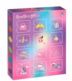 Косметика адвент календар тіні блиск набір для манікюру 238-7A