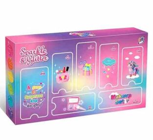 Косметика адвент календар помада лак пилка тіні 238-7C