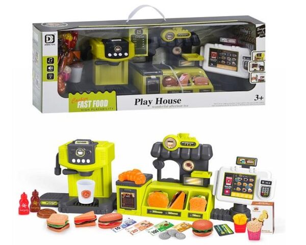 Магазин фаст-фуд прилавок + каса 32 см кавомашина 18 см продукти гроші 8234 Ціна (цена) 783.18грн. | придбати  купити (купить) Магазин фаст-фуд прилавок + каса 32 см кавомашина 18 см продукти гроші 8234 доставка по Украине, купить книгу, детские игрушки, компакт диски 0