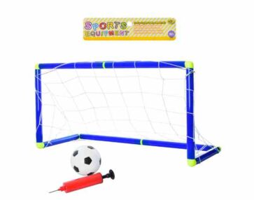 Футбольні ворота 70 - 30 - 25 см мяч сітка насос MR 0553