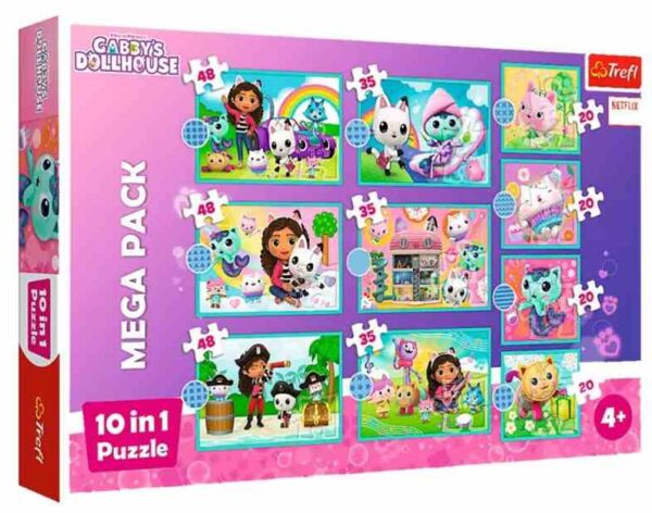 Пазли 10 в 1 У світі Габбі Trefl 96003 Ціна (цена) 290.40грн. | придбати  купити (купить) Пазли 10 в 1 У світі Габбі Trefl 96003 доставка по Украине, купить книгу, детские игрушки, компакт диски 0
