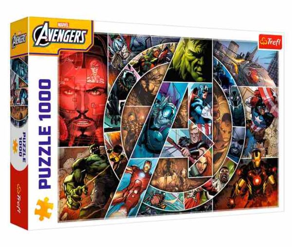 Пазли 1000 елементів Месники Герої Trefl 10934 Ціна (цена) 277.10грн. | придбати  купити (купить) Пазли 1000 елементів Месники Герої Trefl 10934 доставка по Украине, купить книгу, детские игрушки, компакт диски 0