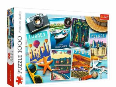 Пазли 1000 елементів Сувенірні листівки Trefl 10714