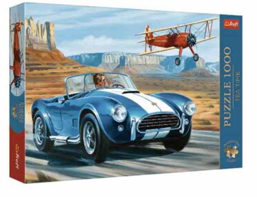 Пазли 1000 елементів Час чаювання Перегони пустелею Trefl 10844