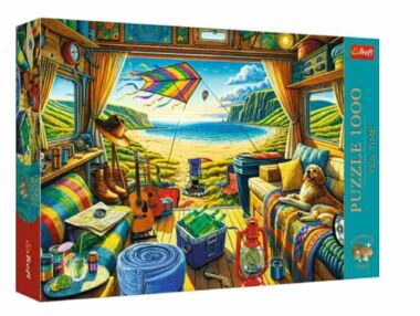 Пазли 1000 елементів Час чаювання Подорож у кемпері Trefl 10851