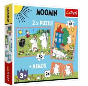 Пазли 2 в 1 + Мемо Муміни Trefl 93054