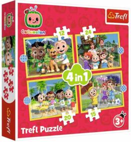 Пазли 4 в 1 Знайомство з героями Trefl 34647